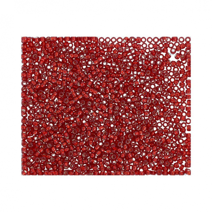 Бисер Япония "TOHO" 15/0  круглый 3  1.5 мм 5 х 5 г №0025D гранатовый