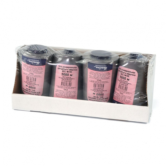 166407_Нить универсальная Hemline для шитья и оверлока, 5000 м 166407_Нить универсальная Hemline для шитья и оверлока, 5000 м