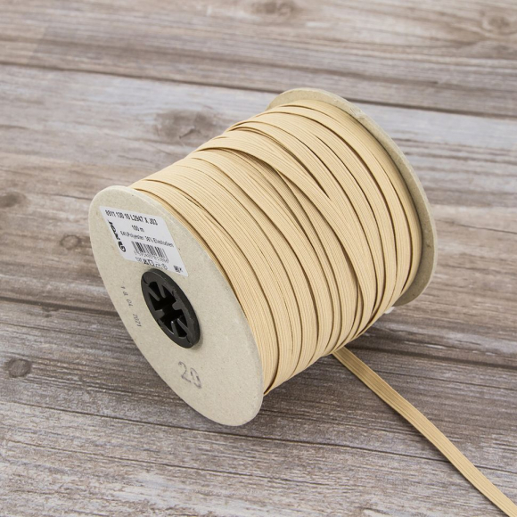 Резинка 6,6 мм, цвет бежевый