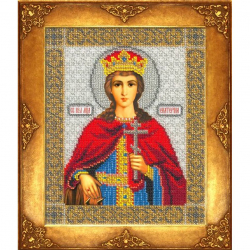 Набор для вышивания бисером РУССКАЯ ИСКУСНИЦА арт.317 БИ Св. Екатерина 18х22,5 см