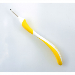 Крючок вязальный с эргономичной пластиковой ручкой addiSwing №2,5 16 см