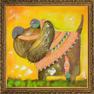 Набор для вышивания бисером НОВА СЛОБОДА арт.НК2182 Санчо Панса 30х30 см