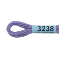 Нитки для вышивания Gamma мулине (3173-6115) 100% хлопок 24 x 8 м цв.3238 сиреневый