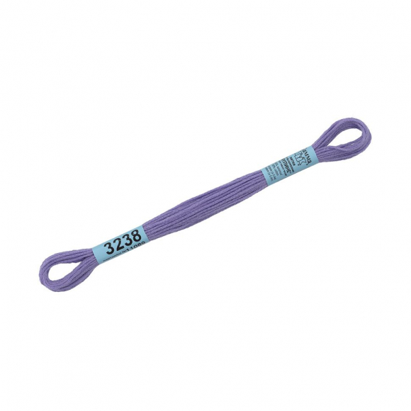 Нитки для вышивания Gamma мулине (3173-6115) 100% хлопок 24 x 8 м цв.3238 сиреневый