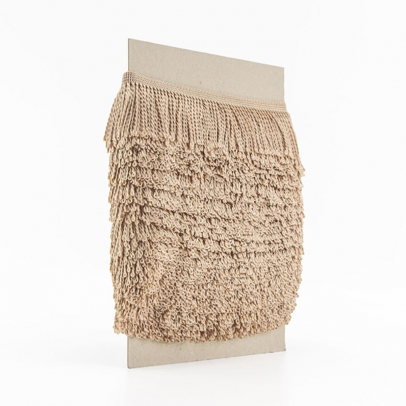 62186_Бахрома витая, 60 мм, цвет бежево-розовый светлый 62186_Бахрома витая, 60 мм, цвет бежево-розовый светлый