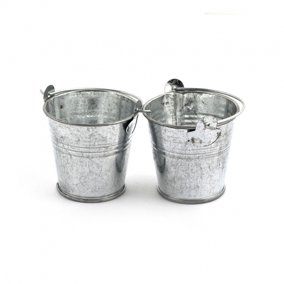 Ведерко декор.Magic 4 Hobby, арт.0320-1,метал., 55х55х40мм, цв.неокрашенное