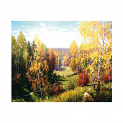 Картины по номерам Molly арт.KH0805 Прищепа. Бабье лето (24 цвета) 40х50 см
