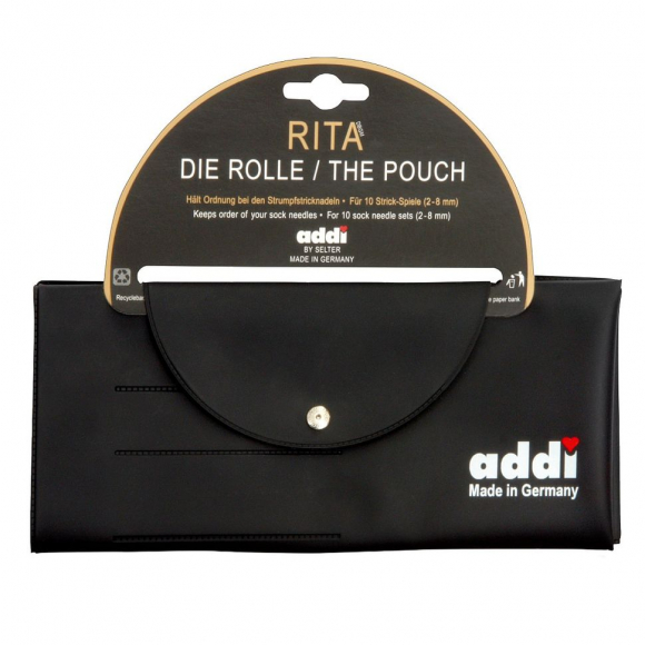 Футляр для хранения чулочных спиц addi толщиною 2 - 8 мм Футляр для хранения чулочных спиц addi толщиною 2 - 8 мм