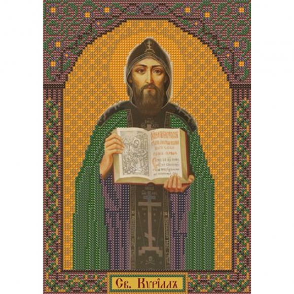 Набор для вышивания бисером НОВА СЛОБОДА арт.С9184 Св.Кирилл 18х25 см