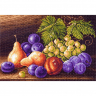 Рисунок на канве МАТРЕНИН ПОСАД арт.37х49 - 1414 Фруктовая композиция
