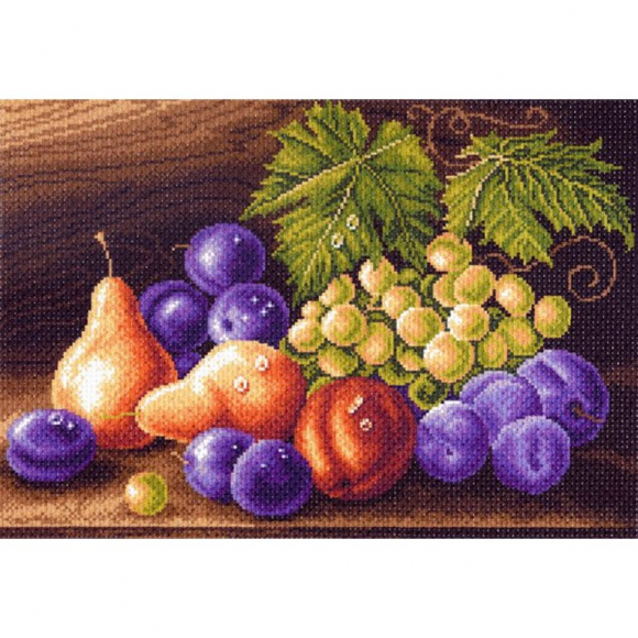 Рисунок на канве МАТРЕНИН ПОСАД арт.37х49 - 1414 Фруктовая композиция