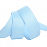 Лента Ideal репсовая в рубчик шир.25мм цв. S351 голубой уп.27,42м