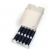 Нитки армированные 45ЛЛ  200 м цв.6314 сине-черный