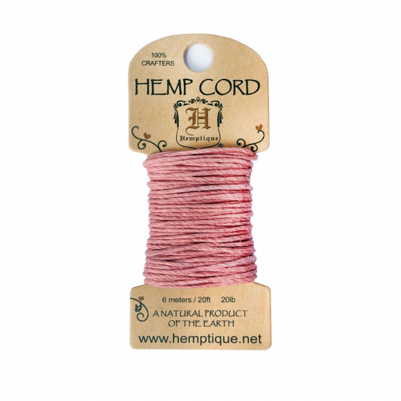 110998_Шнур HEMPTIQUE на мини-блистере #20 - 1 мм, 6 м 110998_Шнур HEMPTIQUE на мини-блистере #20 - 1 мм, 6 м