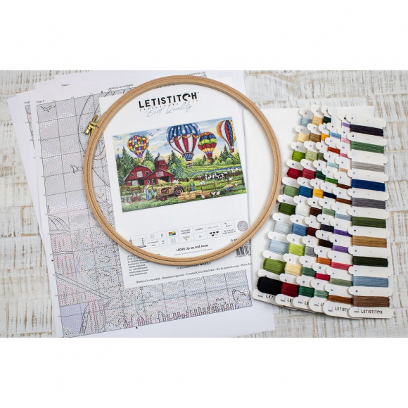 Набор для вышивания LETI арт. L8048 Вверх вверх и прочь 40х26 см Набор для вышивания LETI арт. L8048 Вверх вверх и прочь 40х26 см