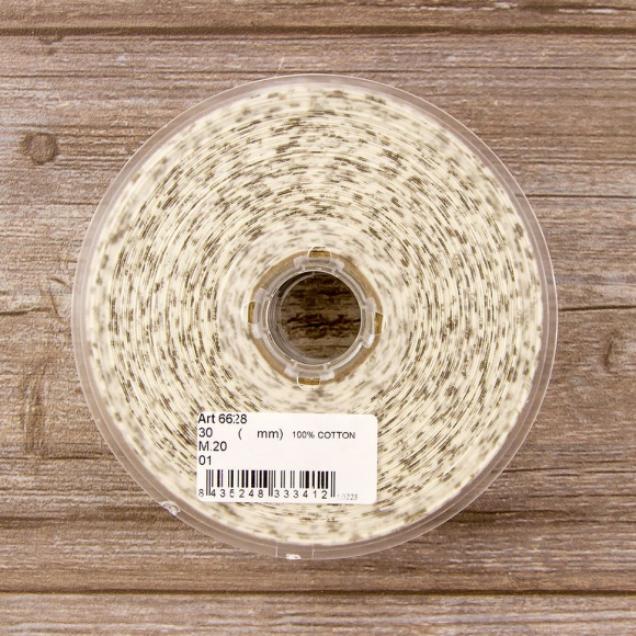 189391_Косая бейка с рисунком SAFISA, арт.6628, 30 мм, 20 м, цвет 01 189391_Косая бейка с рисунком SAFISA, арт.6628, 30 мм, 20 м, цвет 01