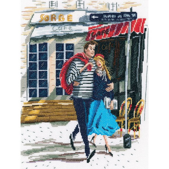 Набор для вышивания РТО арт.M858 Любовь 24х31,5 см