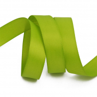 Лента Ideal репсовая в рубчик шир.20мм цв. 548 зеленый киви уп.27,42м