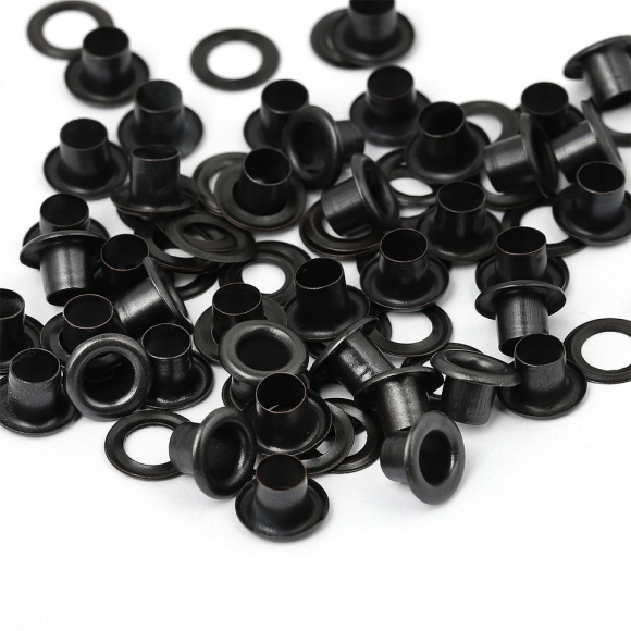 Люверсы сталь New Star №2 (? 4,4мм, h 5,42мм) цв.оксид уп.500шт Люверсы сталь New Star №2 (? 4,4мм, h 5,42мм) цв.оксид уп.500шт