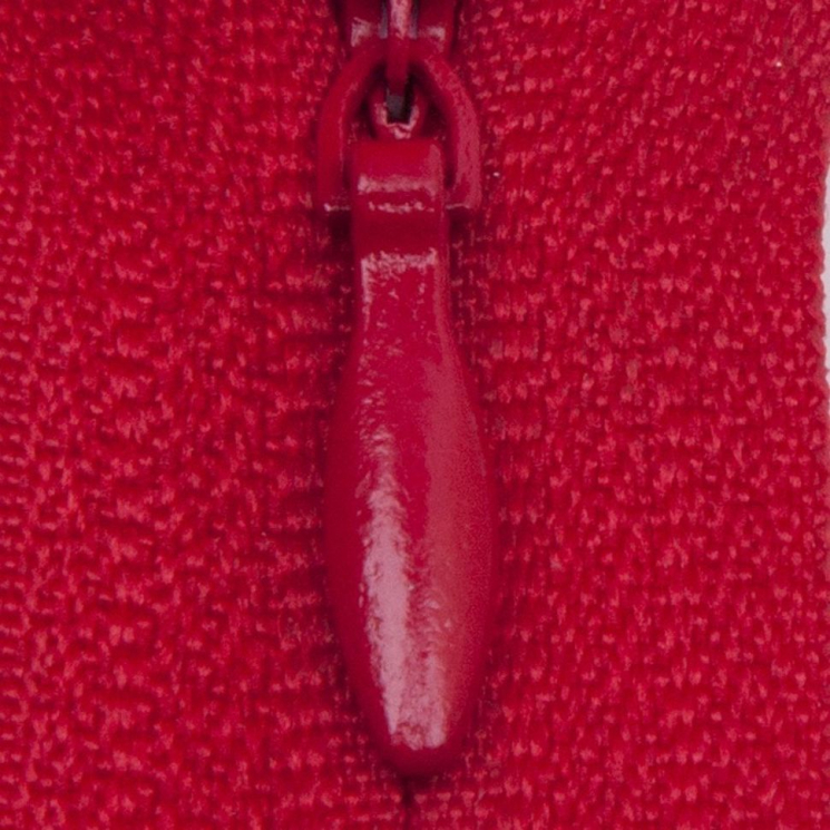 Молния потайная нераз 20см S-519 красный темный полиэстер SBS уп.100шт