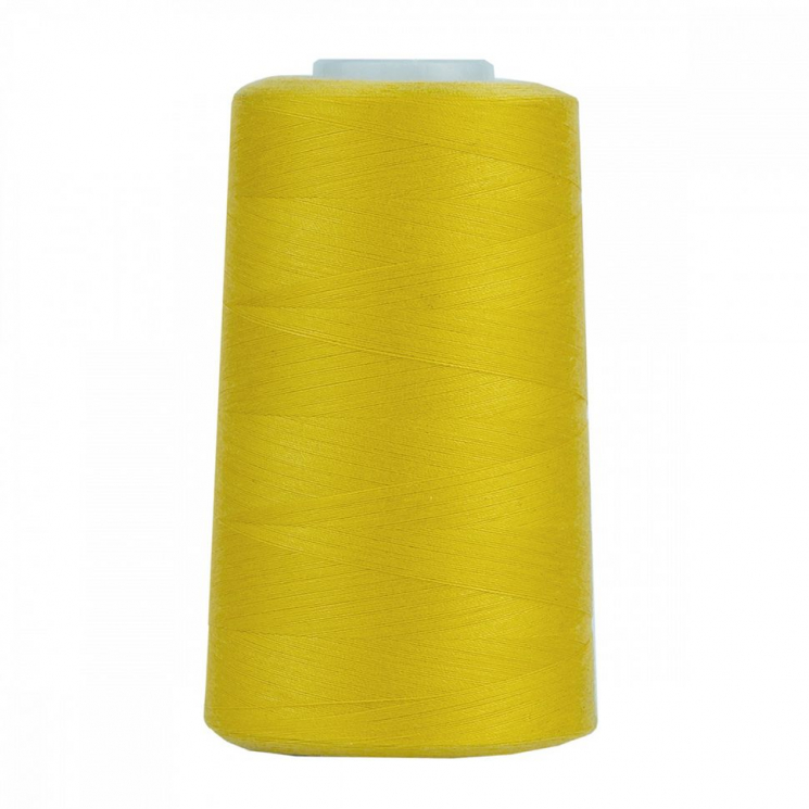 Нитки швейные 50/2 полиэстер 5000 ярд цв.135 желтый MAX
