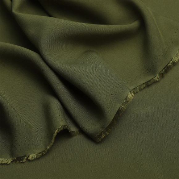 Ткань Штапель  TBY Vi-30-28 плот 110г/м2 100% вискоза шир. 145 см цв.28 т.зеленый уп.5м