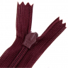 Молния потайная нераз 55см S-864 бордовый темный SBS уп.100шт