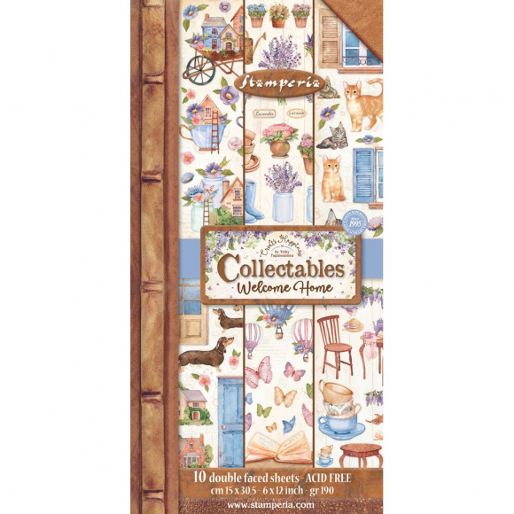 Набор бумаги двухсторонней для скрапбукинга "Create Happiness Welcome Home" Набор бумаги двухсторонней для скрапбукинга "Create Happiness Welcome Home"