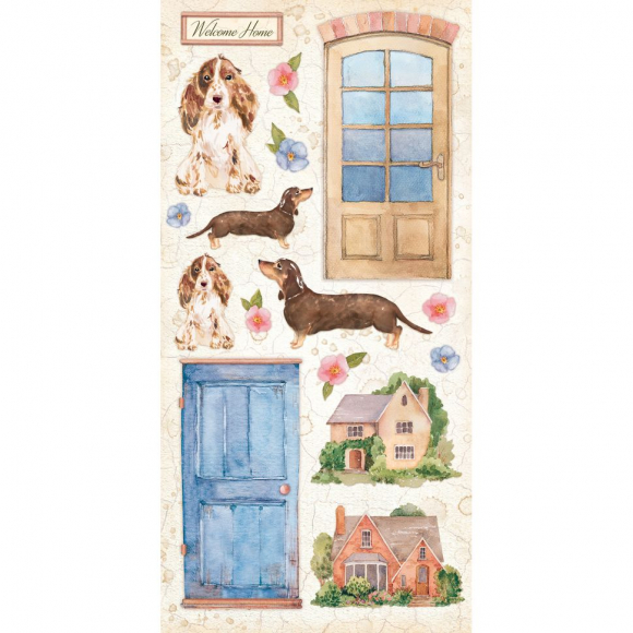 Набор бумаги двухсторонней для скрапбукинга "Create Happiness Welcome Home" Набор бумаги двухсторонней для скрапбукинга "Create Happiness Welcome Home"