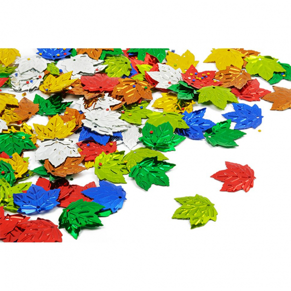 Пайетки россыпью TBY-FLK639 22х22мм цв.ассорти Лист уп.50г