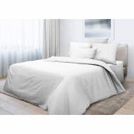 Ткань перкаль Инвизибл 110г/м? 100% хлопок шир.220см арт.ТВО-6292-7-1 цв.бел/молочный рул.33м