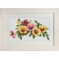 Набор для вышивания LUCA-S арт. BM3004 Анютины глазки 31,5х16,5 см Набор для вышивания LUCA-S арт. BM3004 Анютины глазки 31,5х16,5 см