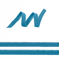 Резинка TBY бельевая ажурная 10мм арт.RB03280S цв.S280 серо-голубой уп. 100 м