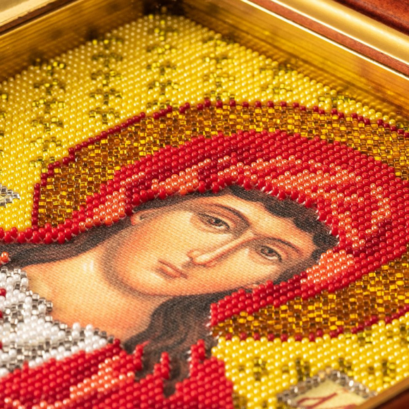 Набор для вышивания бисером КРОШЕ арт. В-326 Св.Алла 12x14,5 см