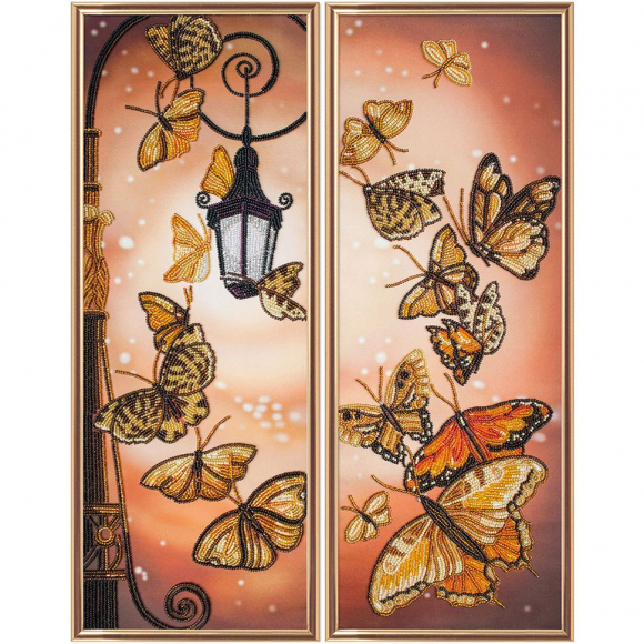 Набор для вышивания бисером НОВА СЛОБОДА арт.ДК6502 Романтический вечер 36х50 см