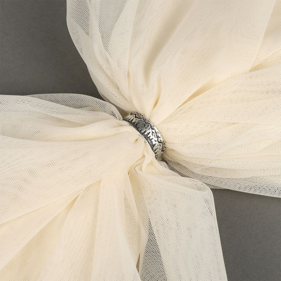 Сетка стрейч арт.TBY-03128209 51г/м? (аналог Лаума 591С) ш.150см цв.F102 молочный рул.50м