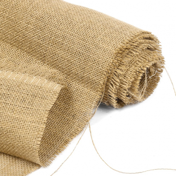 Ткань Мешковина 290 г/м? 100% джут шир.110 см арт.МШ290 уп.1м