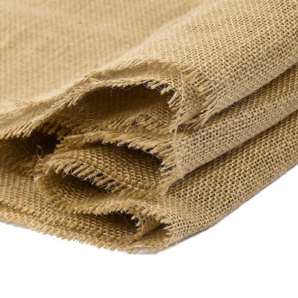Ткань Мешковина 290 г/м? 100% джут шир.110 см арт.МШ290 уп.1м