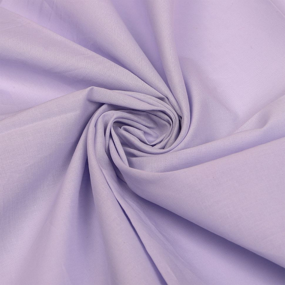 Ткань Батист 72 г/м? 100% хлопок шир.150 см арт.TBY.Bt.10 цв.сиреневый рул.25м