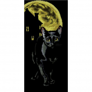 Набор для вышивания мулине НИТЕКС арт.0030 Полнолуние 26х54 см