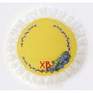 119864_Набор для изготовления салфетки "Пасхальный венок"