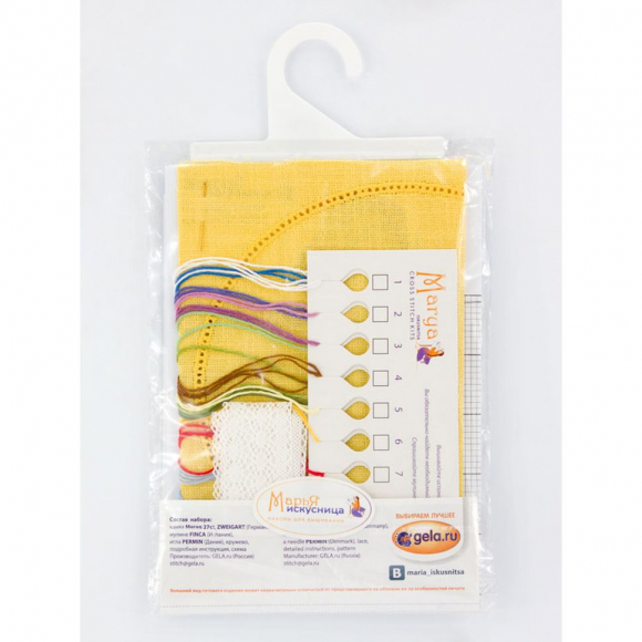 119864_Набор для изготовления салфетки "Пасхальный венок" 119864_Набор для изготовления салфетки "Пасхальный венок"