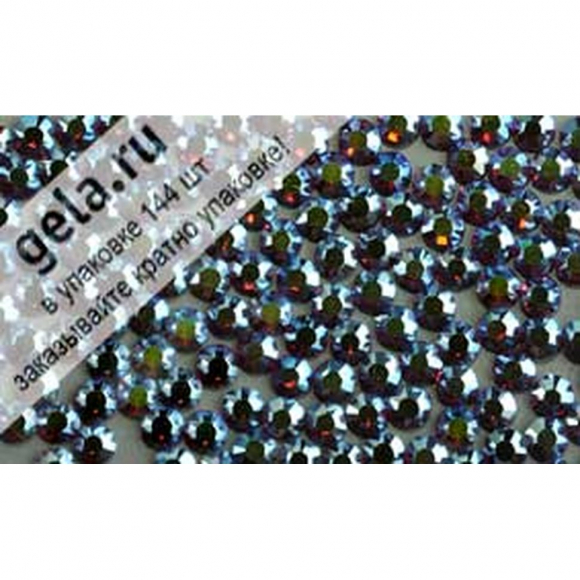 34794_Камни плоские с термоклеем 2028HF, ss 6, Light Siam AB M