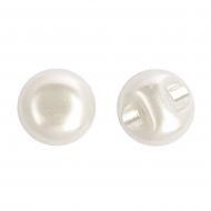 Пуговицы пластик TBY.A1004 цв.001 белый 20L-12,5мм, на ножке, 40 шт