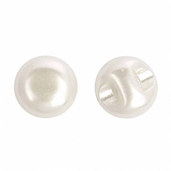Пуговицы пластик TBY.A1004 цв.001 белый 20L-12,5мм, на ножке, 40 шт