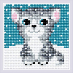 Набор РИОЛИС мозаичная картина арт.AM0080 Снежинка 10х10 см