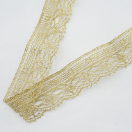 157124_Кружево, 36 мм, золотой