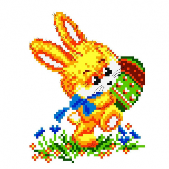 Набор для вышивания счетным крестом МАТРЕНИН ПОСАД арт.16х20 - 6545/СК Зайка