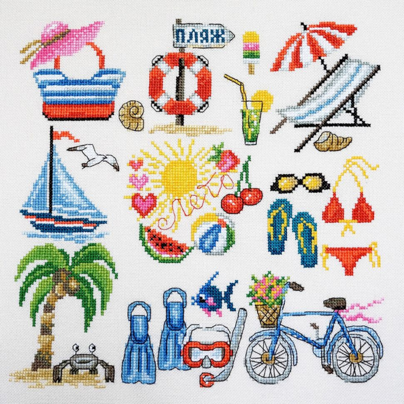 Набор для вышивания МАРЬЯ ИСКУСНИЦА арт.11.002.23 Лето 25х25 см