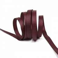Лента Ideal репсовая в рубчик шир.6мм цв. S864 бордовый уп.27,42м